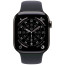 Apple Watch Series 11 46mm Slate Titanium Case with Black Sport Band S/M (MFD14)