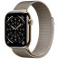 Apple Watch Series 11 42mm Gold Titanium Case with Natural Milanese Loop S/M (MF9M4/MGHY4)
