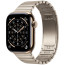 Apple Watch Series 11 46mm Gold Titanium Case with Natural Link Bracelet (MFC34/MXMF3)