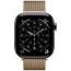 Apple Watch Series 11 42mm Slate Titanium Case with Gold Milanese Loop S/M (MF9K4/MGJ04)