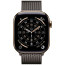 Apple Watch Series 11 42mm Gold Titanium Case with Slate Milanese Loop S/M (MF9M4/MGJ14)