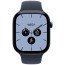 Apple Watch Series 12 46mm GPS + Cellular Night Blue Ceramic Case with Navy Blue Sport Band S/M (MJH34)