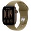 Apple Watch Series 12 42mm Dark Bronze Aluminum Case with Olive Sport Band M/L (MJEG4)