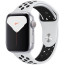 б/у Apple WATCH Series 5 40mm Silver Aluminium Case with Pure Platinum/Black Nike Sport Band (MX3R2) (Среднее состояние)