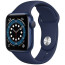 б/у Apple WATCH Series 6 44mm Blue Aluminium Case with Blue Sport Band (M00J3) (Среднее состояние)