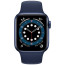 б/у Apple WATCH Series 6 40mm Blue Aluminium Case with Blue Sport Band (MG143) (Среднее состояние)