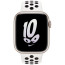 Apple WATCH Series 8 45mm Starlight Aluminum Case with Summit White/Black Nike Sport Band (MPH13)
