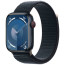 Apple Watch Series 9 GPS + Cellular 41mm Midnight Aluminum Case with Midnight Sport Loop (MRHU3)
