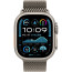 Apple Watch Ultra 2 Natural Titanium Case with Natural Titanium Milanese Loop Small (MX4M3)