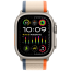 Apple Watch Ultra 2 Titanium Case with Orange/Beige Trail Loop S/M (MRF13)