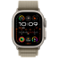 Apple Watch Ultra 2 Titanium Case with Olive Alpine Loop Small (MREX3)