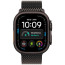 Apple Watch Ultra 4 Black Titanium Case with Black Titanium Milanese Loop Small (MJAU4)