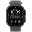 Apple Watch Ultra 4 Black Titanium Case with Translucent Black Ocean Band (MJAY4)