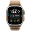 Apple Watch Ultra 4 Natural Titanium Case with Desert Alpine Loop Medium (MJAF4)