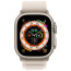 Apple Watch Ultra Titanium Case with Starlight Alpine Loop - Medium (MQF03/MQFR3)
