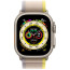 Apple Watch Ultra Titanium Case with Yellow/Beige Trail Loop - M/L (MQF23/MQFU3) Активированные