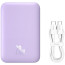 Внешний аккумулятор Baseus Magnetic Mini Air Wireless Fast Charge 6000mAh 20W с кабелем Nebula Purple (P10059002513-00)