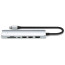 Хаб Satechi 7-in-1 USB-C Slim Multiport 4K with Ethernet Silver (ST-P7SS)