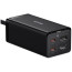 Сетевое зарядное устройство Baseus GaN5 Pro Desktop Fast Charger USB + 2USB-C + HDMI 67W with 1.5m power cord (with Type-C to Type-C cable) (CCGP110201) Black