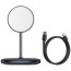 Беспроводное зарядное устройство Baseus Swan Magnetic Desktop Bracket Wireless Charger Black (WXSW-01)