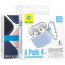 Чехол Blueo для AirPods 4/5 [B44] Liquid Silicone Series (Sky Blue)