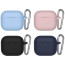 Чехол Blueo Liquid Silicone Case for Apple AirPods 3 with carbine Black