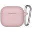 Чехол Blueo Liquid Silicone Case for Apple AirPods 3 with Carbine Pink
