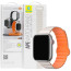 Ремешок Blueo Magnetic Silicone Watch Band 42/44/45/49mm White/Orange (BL005WOR)
