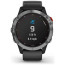 Смарт-часы Garmin Fenix 6 Solar Silver with Black Band (010-02410-00) ГАРАНТИЯ 3 мес.