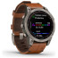 Смарт-часы Garmin Fenix 7 Sapphire Solar Titanium with Chestnut Leather Band (010-02540-31) ГАРАНТИЯ 12 мес.