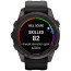 Смарт-часы Garmin Fenix 7S Pro Sapphire Solar Carbon G. DLC Tit. with Black Band (010-02776-10/11) ГАРАНТИЯ 3 мес.