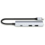 Хаб Satechi 4-in-1 USB-C Slim Multiport 4K Silver (ST-P4SS)