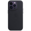 Чехол-накладка Apple iPhone 14 Pro Max Leather Case with MagSafe Midnight (MPPM3)