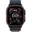 Apple Watch Ultra 3 Black Titanium Case with Black Alpine Loop Large (MF0X4)