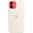 Чехол-накладка Apple iPhone 12 Mini Silicone Case with MagSafe White (MHKV3)