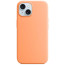 Чехол-накладка Monblan Magnetic Silicone MagSafe for iPhone 15 Orange Sorbet