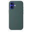 Чехол Monblan Magnetic Silicone MagSafe for iPhone 16 Lake Green