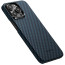 Чехол-накладка Pitaka MagEZ Case 4 for iPhone 15 Pro Twill 1500D Black/Blue (KI1508P)