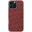 Чехол-накладка Pitaka Tactile Woven Case Monogram Red/Gold for iPhone 16 Pro (KI1602PTK)
