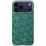 Чехол Pitaka Ultra-Slim Case Monogram Green/Gold for iPhone 17 Pro Max (KI1701PTKP)