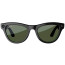 Смарт-очки Ray-Ban Meta Skyler Standard - Shiny Black / G-15 Green (RW4010 601/71 52-20)