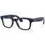 Смарт-очки Ray-Ban Meta Wayfarer Gen 2 Shiny Cosmic Blue/Clear Sapphire (RW4012 6628/MF 53-23)