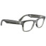 Смарт-очки Ray-Ban Meta Wayfarer Gen 2 Large Shiny Transparent Grey Frame/Clear to Sapphire Transitions Lenses (RW4012 6840MF 53-22)