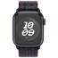 Ремешок Apple Watch 41/40/38mm Black/Blue Nike Sport Loop (MUJV3)
