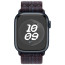 Ремешок Apple Watch 45/49/44/42mm Black/Blue Nike Sport Loop (MUJX3)