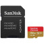 Карта памяти SanDisk Extreme A2 V30 UHS-I U3 Micro SDXC 512GB with adapter (SDSQXAV-512G-GN6MA)