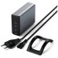 Сетевое зарядное устройство Satechi 165W USB-C 4-Port PD GaN Charger Space Gray (ST-UC165GM-EU)