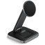 Беспроводное зарядное устройство Satechi 2-in-1 Foldable Qi2 Wireless Charging Stand Space Gray (ST-Q21FM)