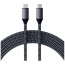 Кабель Satechi USB-C to USB-C Cable 100W Space Gray 2 m (ST-TCC2MM)