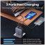 Сетевое зарядное устройство Ugreen Wall Charger 2xUSB-C+USB CD289 GaN 140W з USB-C Cable Gray (90549)